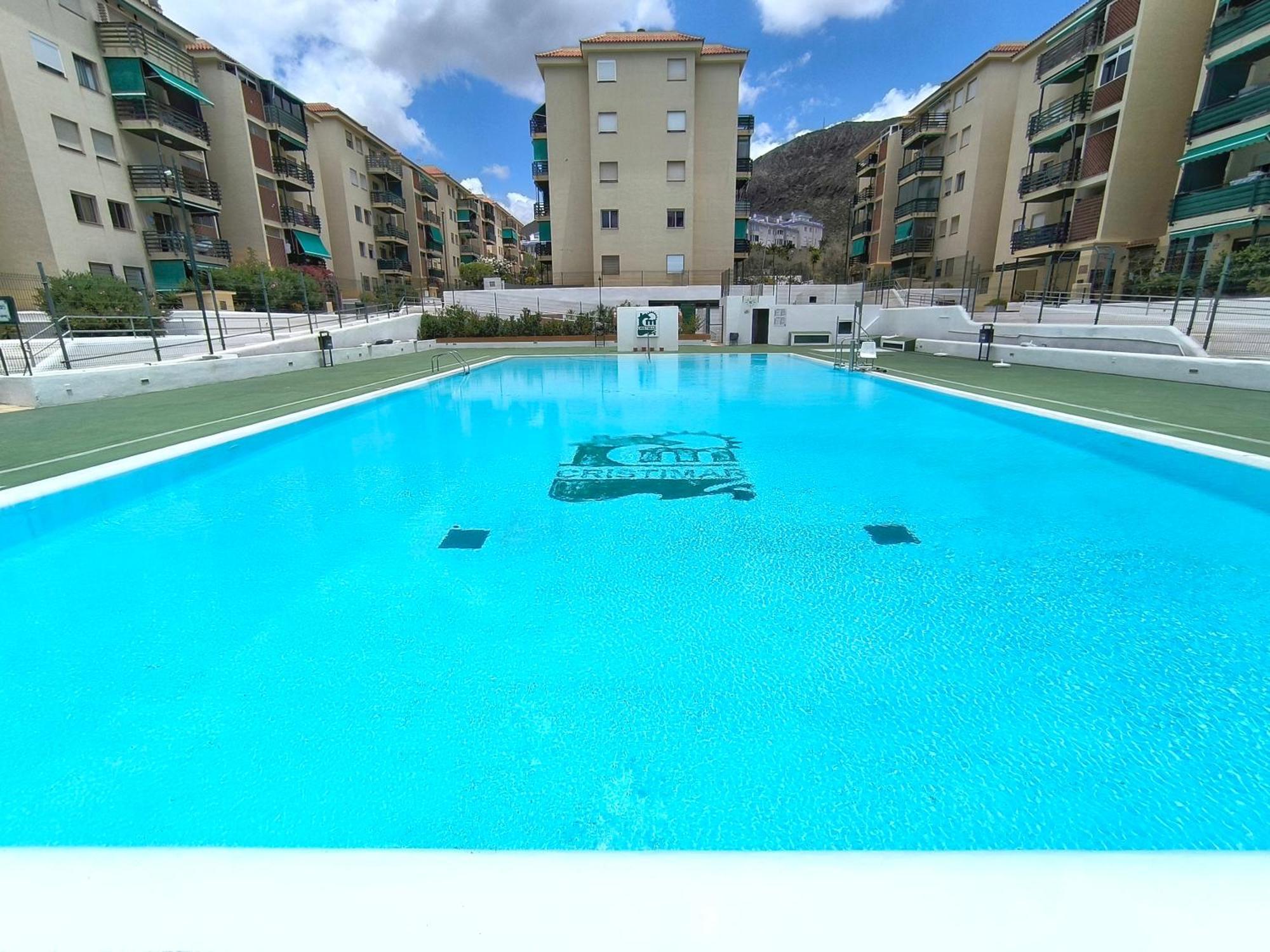 Sun Apartment - 3 Bedrooms, Priv Parking, Pool, Ac, Tv Channels, Fibre Net Лос Кристианос Экстерьер фото